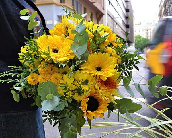 bouquet-fleurs-jaunes